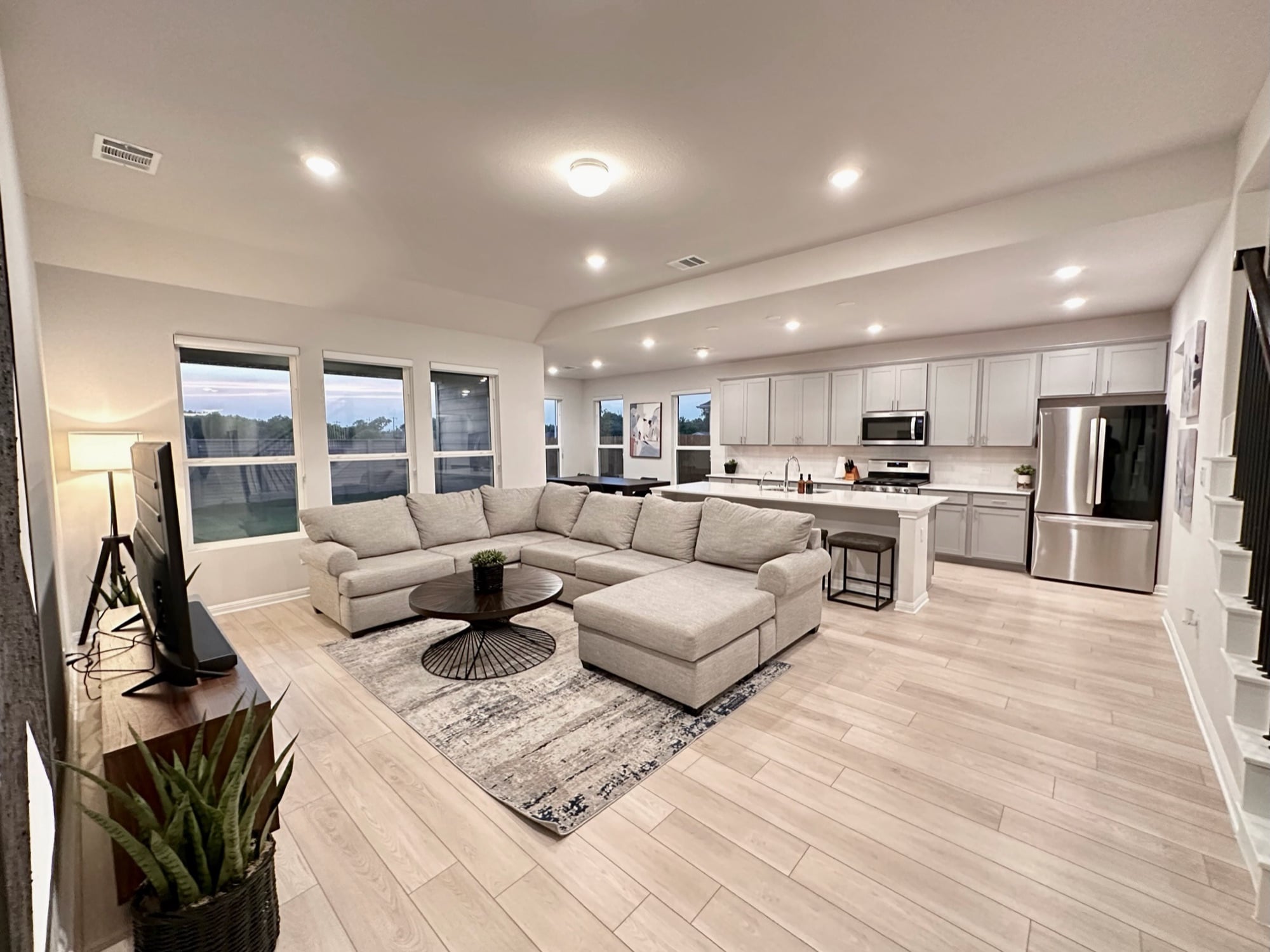 Chapala — Unit B: shared living room